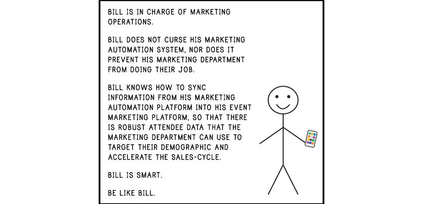 be like bill event marketing sync