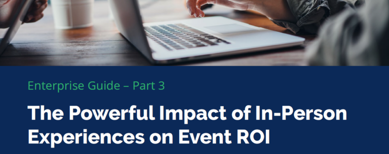 impact inperson events on roi