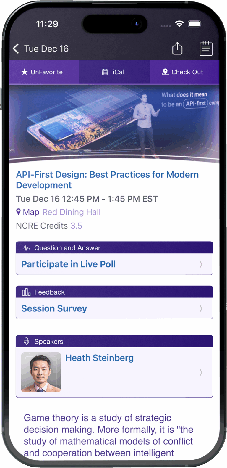 Agenda Session Straight